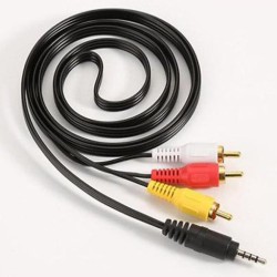 Dây Loa AV 1 Đầu 3.5 Ra 3 Đầu AV Dây Dài 1.5m