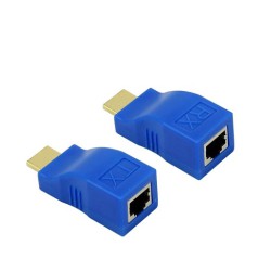Bộ kéo dài HDMI Extender 30m qua cáp mạng Cat5E,6 chuẩn RJ45 Bộ kéo dài HDMI Extender 30m qua cáp mạng Cat5E,6 chuẩn RJ45