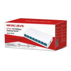 Switch Để Bàn Mercusys MS108 8 cổng 10/100Mbps Switch Để Bàn Mercusys MS108 8 cổng 10/100Mbps
