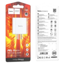Củ sạc nhanh HOCO C97 2 cổng PD20W / QC 3.0 Củ sạc nhanh HOCO C97 2 cổng PD20W / QC 3.0